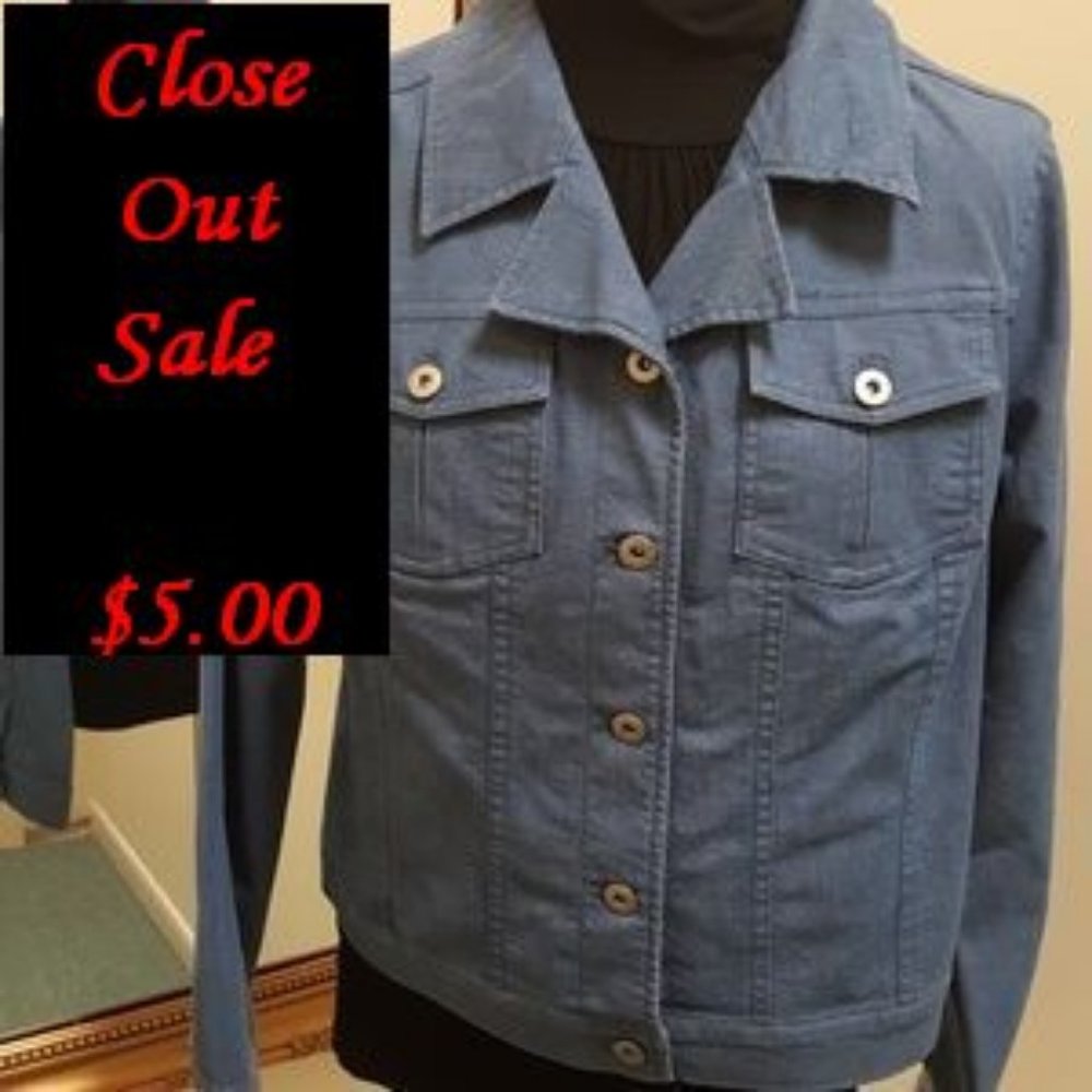 NWT Christopher & Banks Denim Jacket
